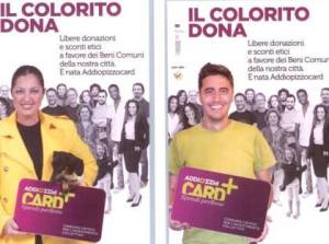 addio pizzo card